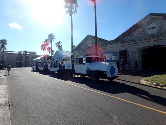 dockyards train, Bermuda