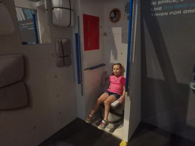 space toilet