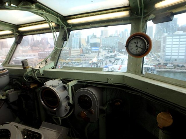 aircraft carrier bridge