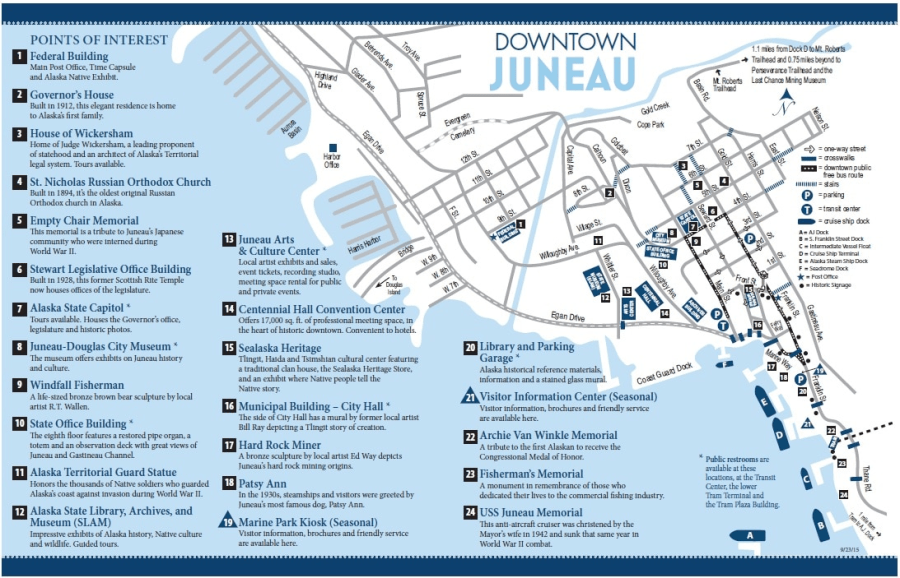 Juneau map