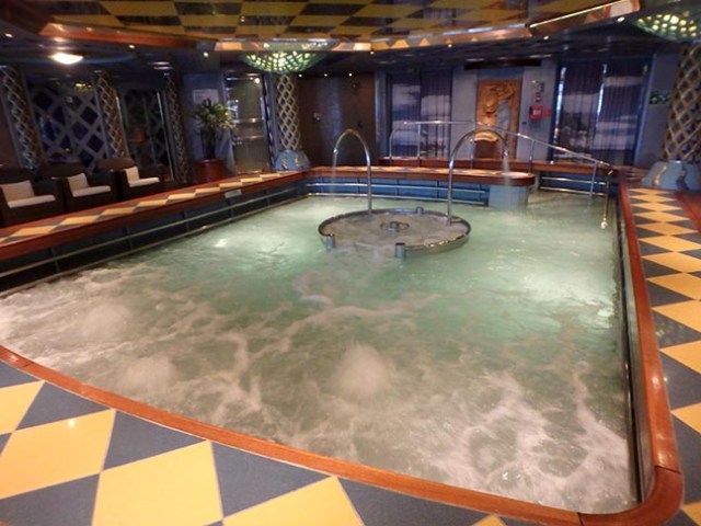 spa pool on Holland America Oosterdam