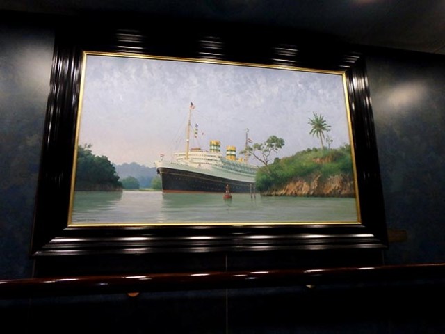 Oosterdam stairway art