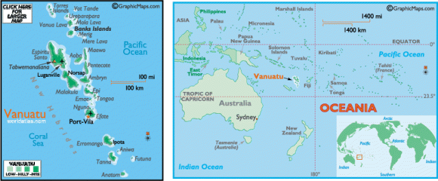 Vanuatu maps