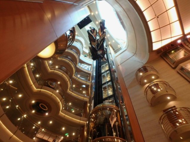 cruise ship atrium