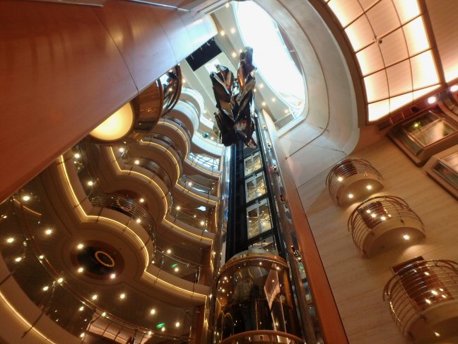 cruise ship atrium