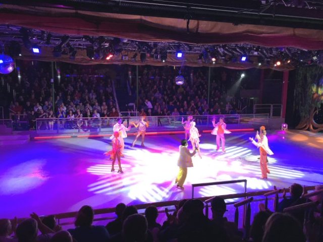 cruise ship ice arena