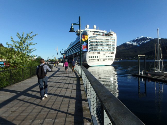 Princess dock, Juneau