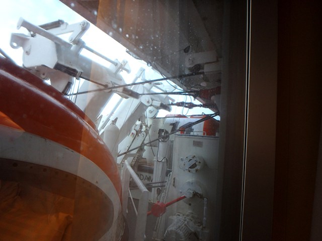 almost obstructed view