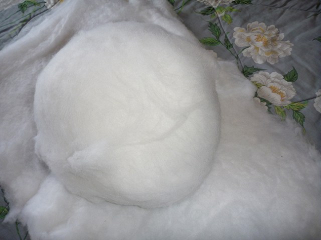fake snowball on fake snow