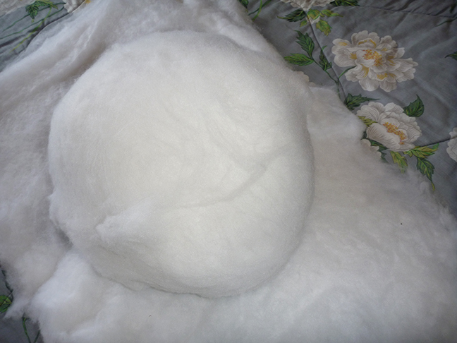 fake snowball on fake snow