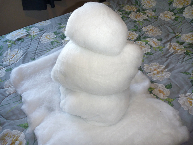 towel snowman