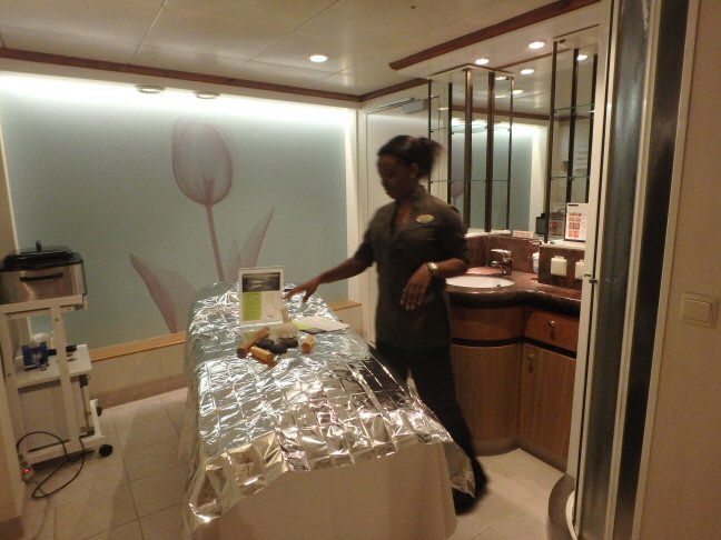 cruise ship spa tour