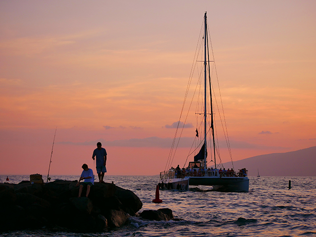 Trilogy sailboat in Hawaii