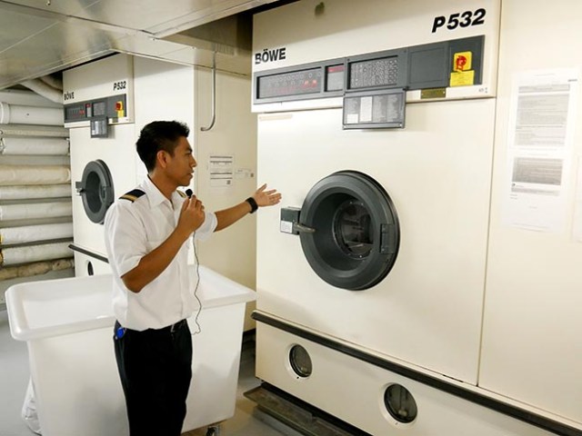 cruise ship laundry