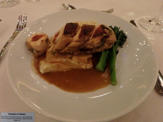 dinner at the captain's table