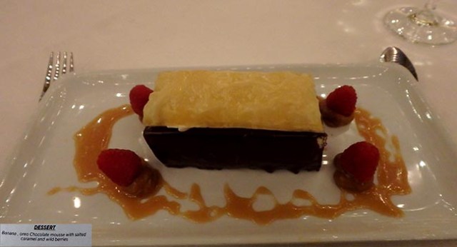 captain's table dessert