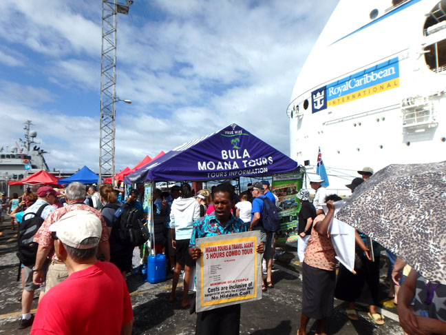 cruise ship dock in Suva