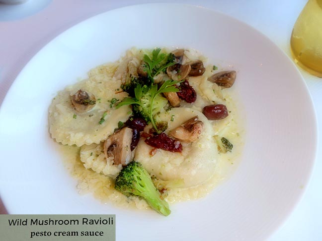 Pinnacle Grill ravioli