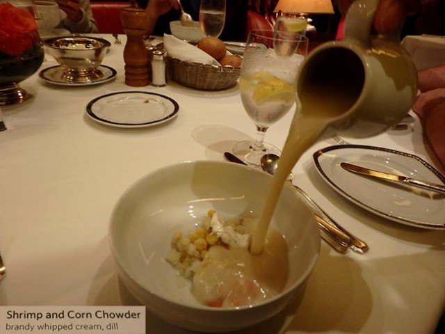 fancy cruise ship soup