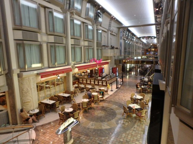 inside a cruise ship