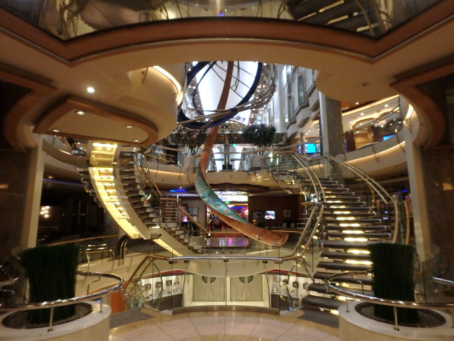 cruise ship atrium