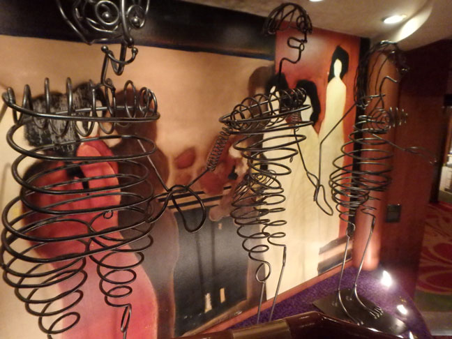 odd cruise ship sculptures