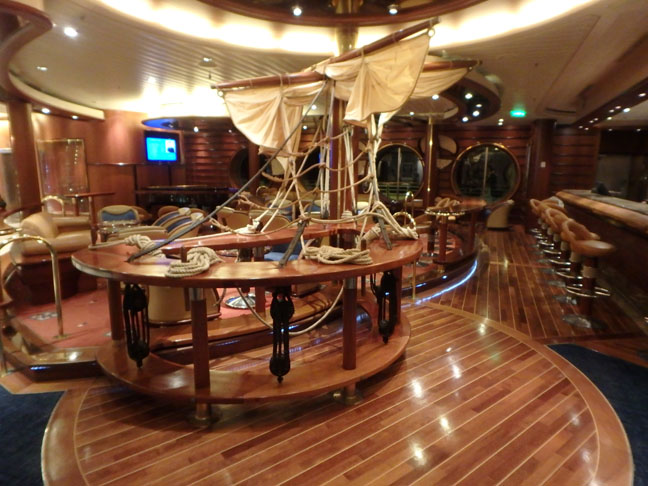 ship bar on a ship