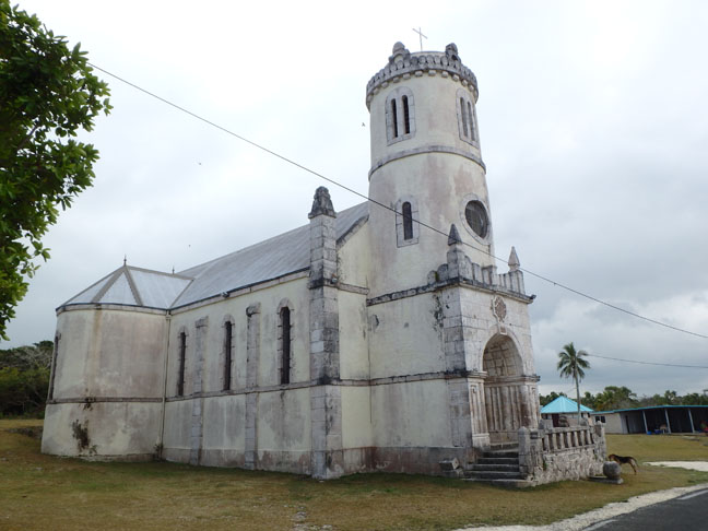 church by the cave on Lifou
