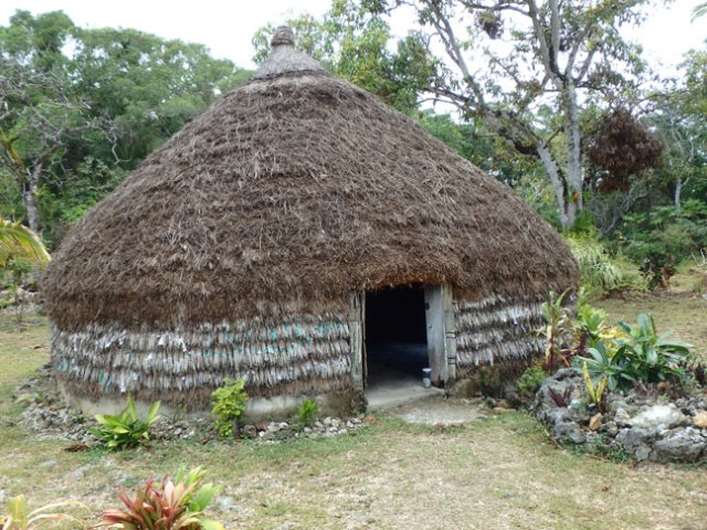 native hut on Lifou