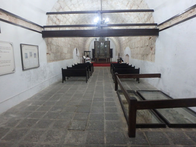 chapel in Cuban fort
