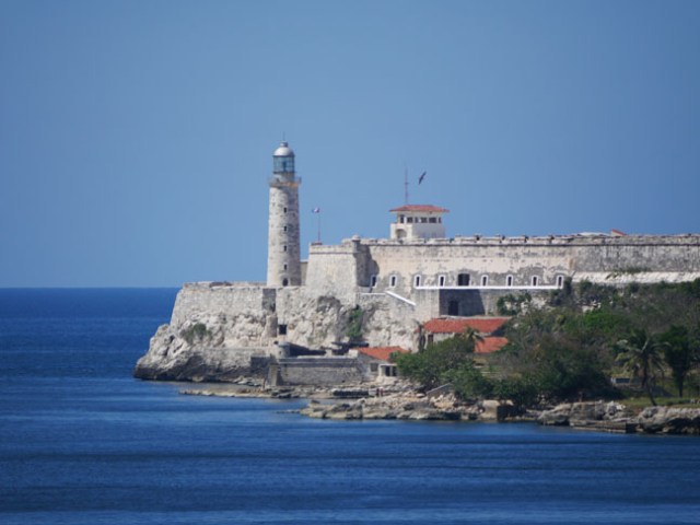 fort at the harbor in Havana