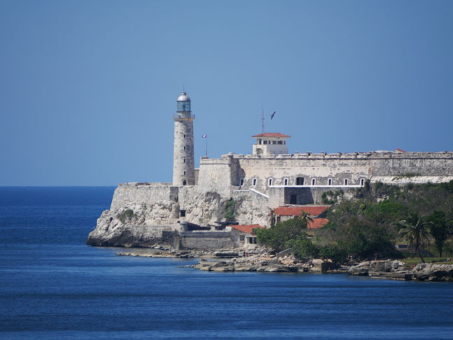 fort at the harbor in Havana