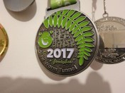 medal from glow worm tunnel marathon