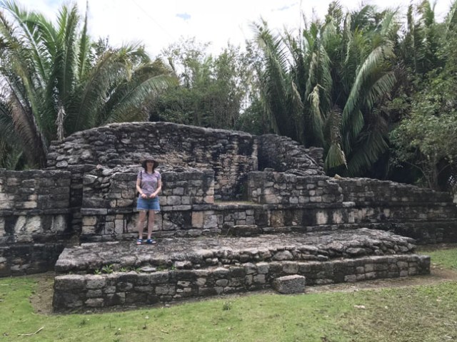 small Mayan ruin