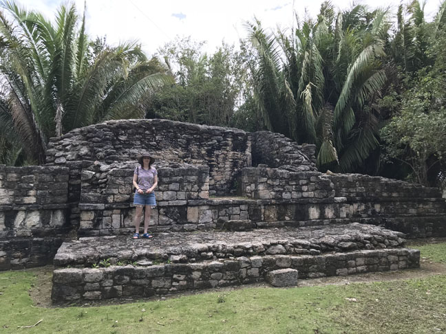 small Mayan ruin