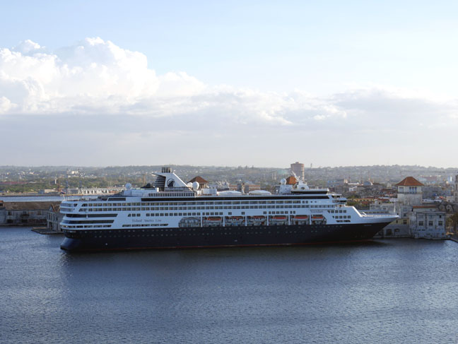 cruise ship in Cuba