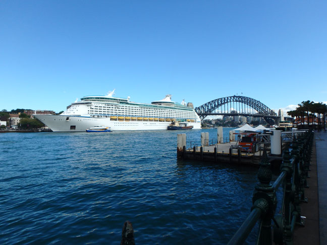 cruise ship in Sydney