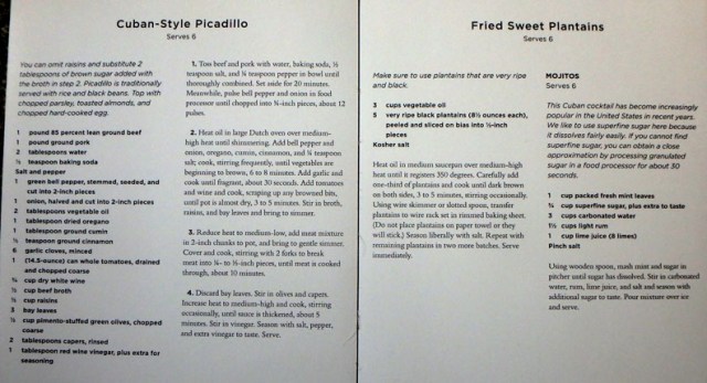 Cuban recipes