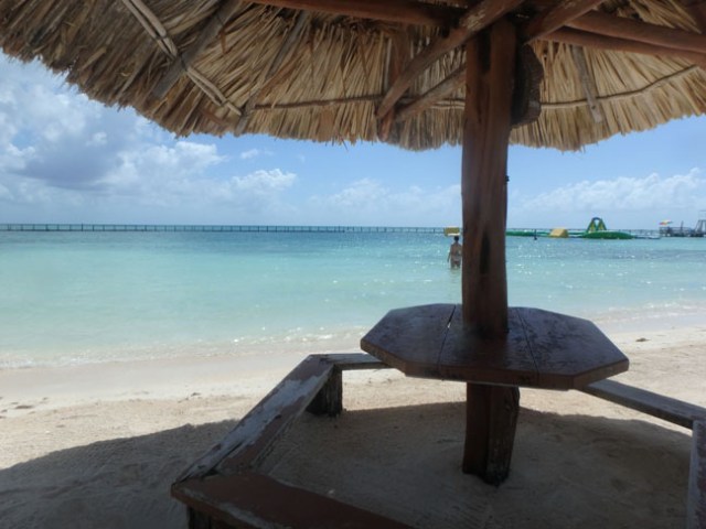 palapa on the beach