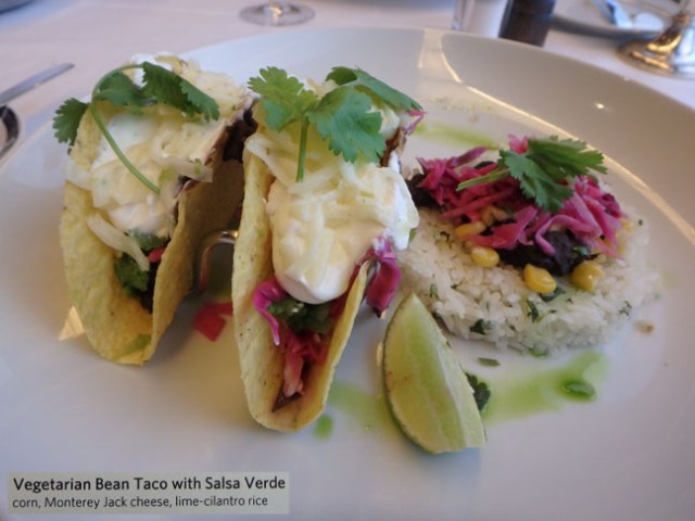 fancy cruise ship tacos