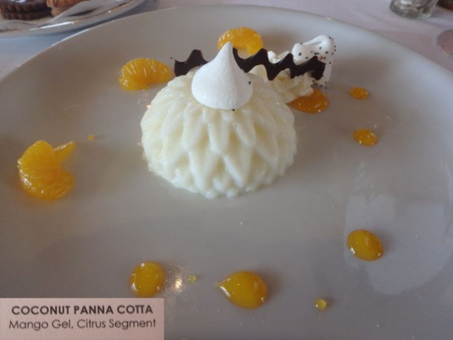 dessert at the Mariner lunch