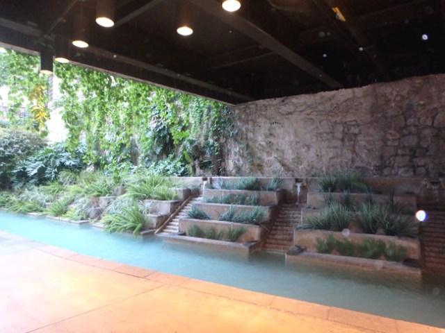 manmade river leading to the River Walk