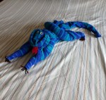 how to fold a towel iguana