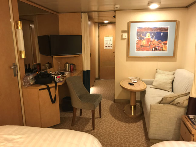 cruise ship cabin