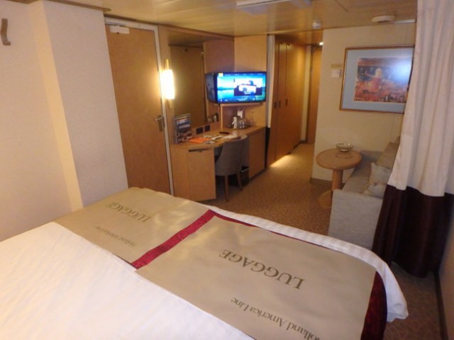 cabin with connecting door