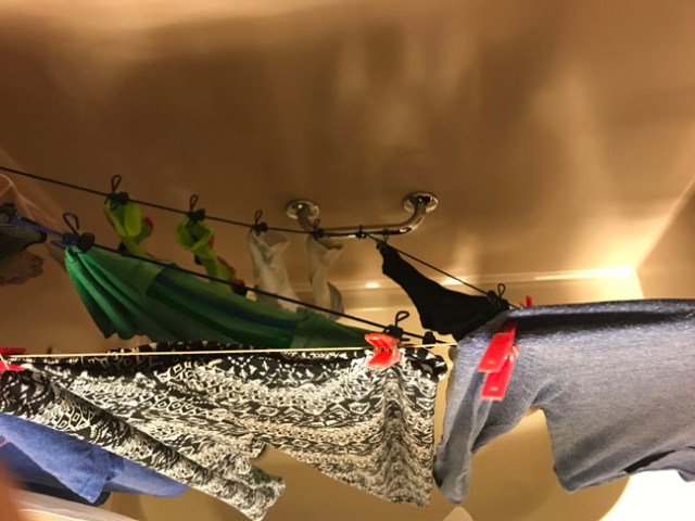 doing laundry on a cruise ship