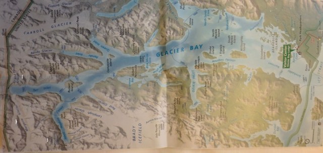 Glacier Bay map