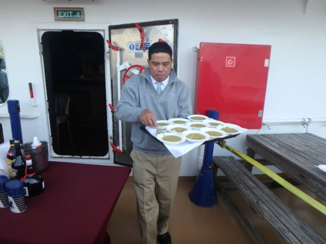 Holland America's pea soup