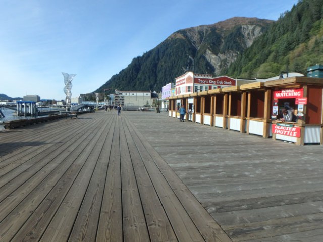 Juneau tour booths