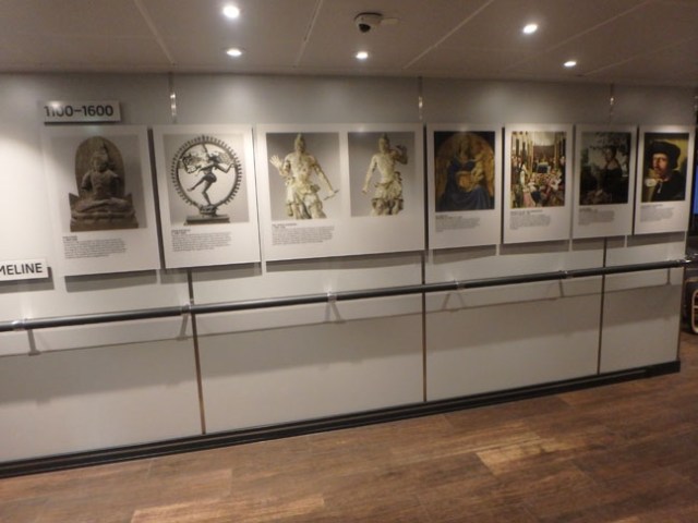 art museum on a cruise ship